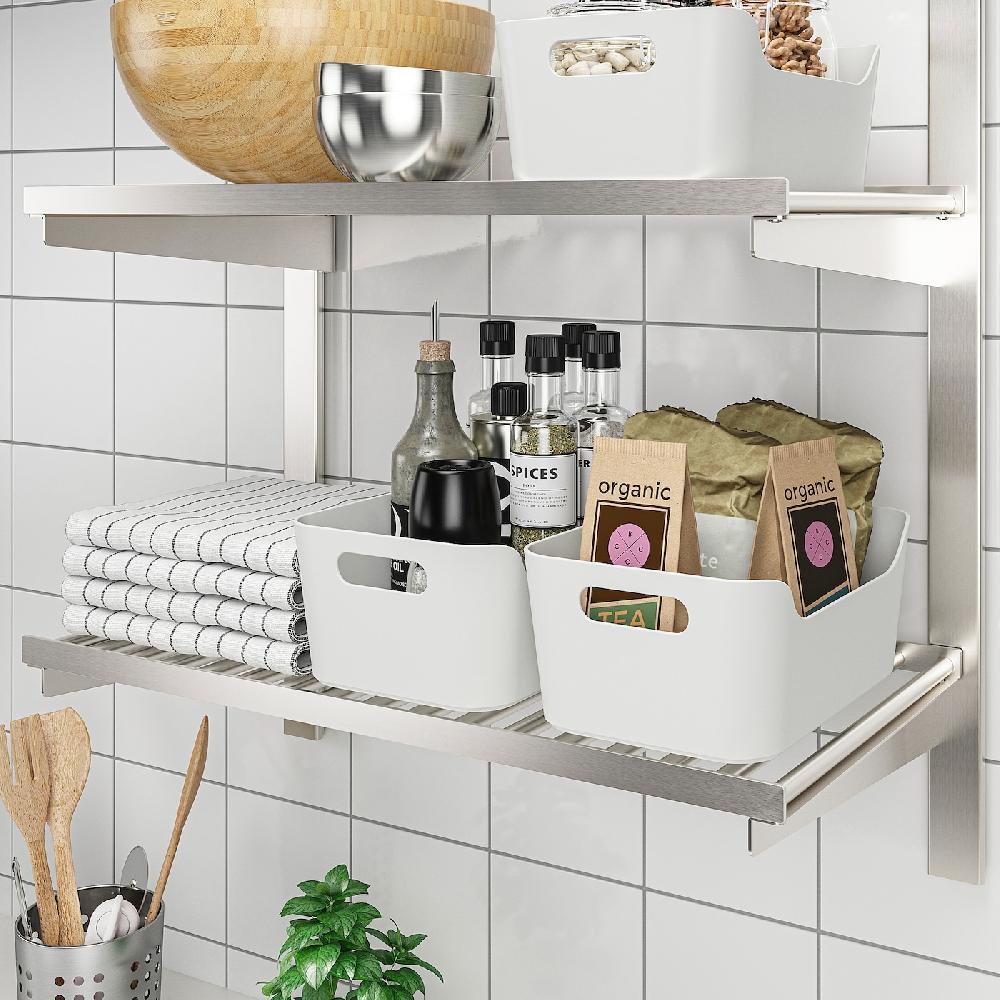 IKEA UPPDATERA Box weiß 24x17 cm Letzter Tag