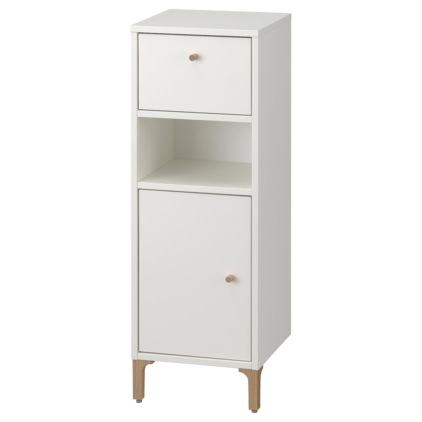 IKEA NORSÄLVEN Schrank weiß 32x32x94 cm