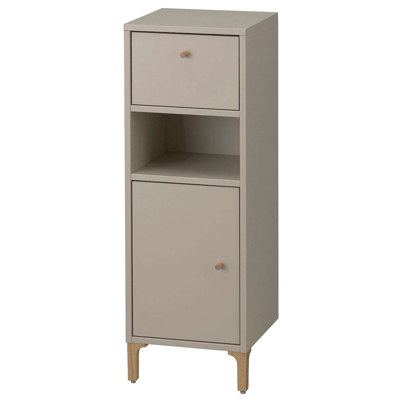 IKEA NORSÄLVEN Schrank beige 32x32x94 cm