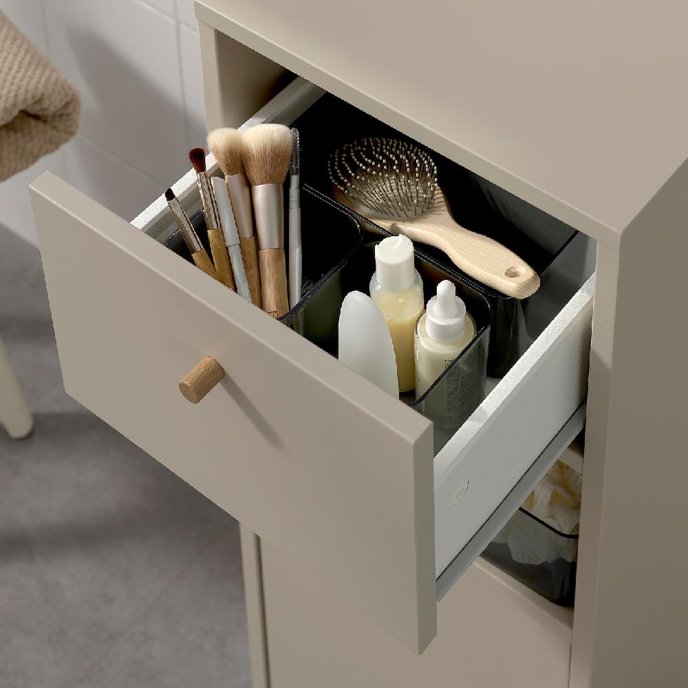 IKEA NORSÄLVEN Schrank beige 32x32x94 cm Limitierter Zeitrabatt