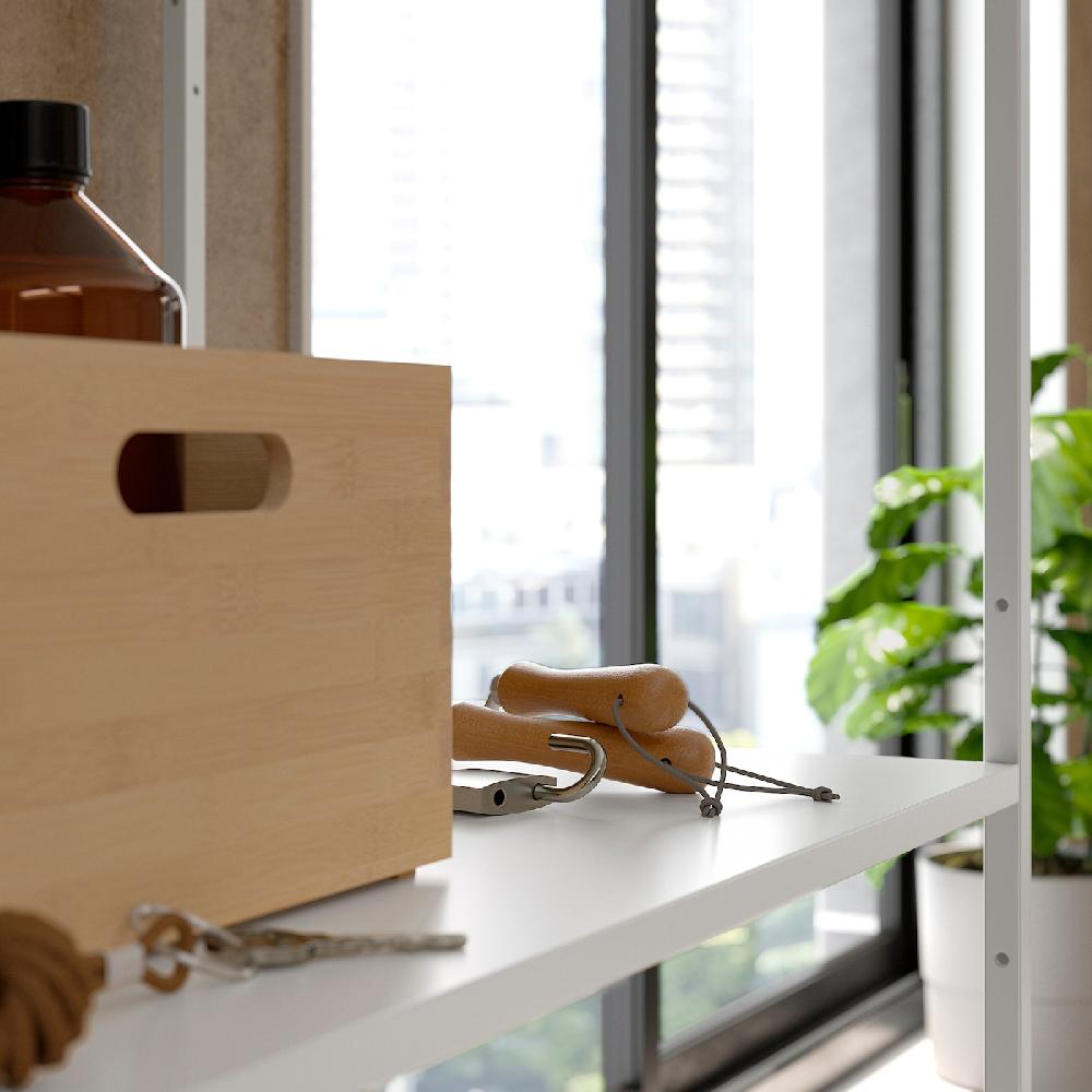 IKEA JOSTEIN Regal mit Türen drinnen/draußen/weiß 61x44x90 cm Fabrik Onlineshop