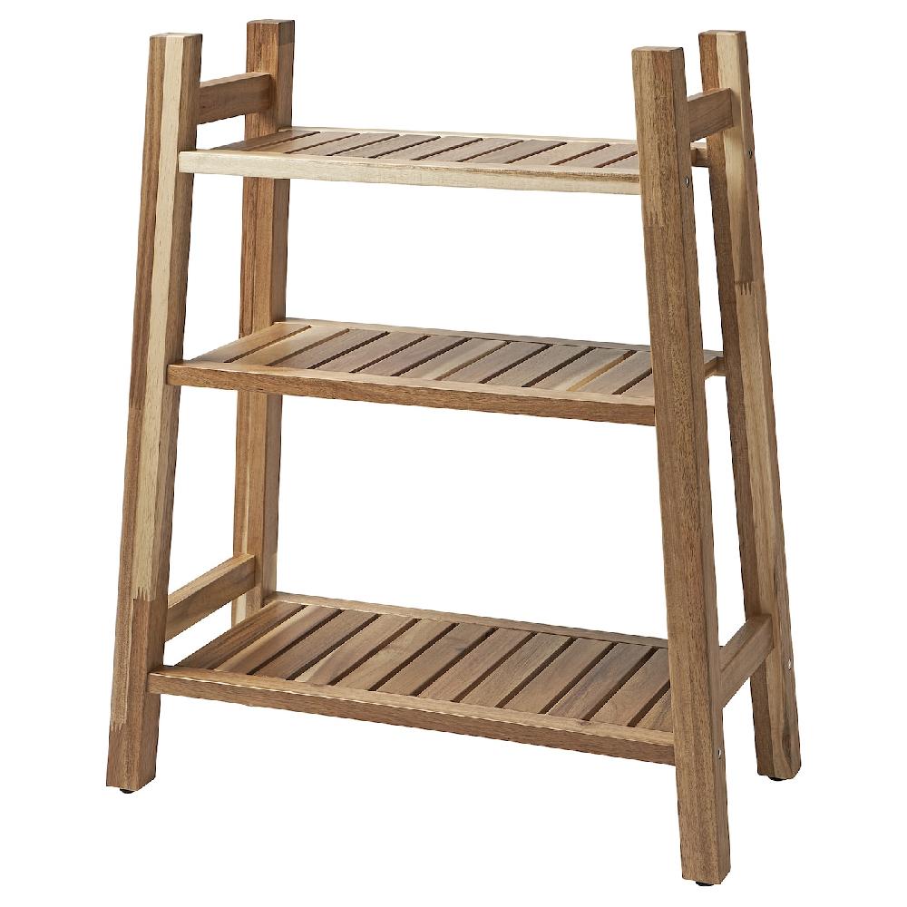 IKEA STOREDAMM Regal Akazie 60x71 cm