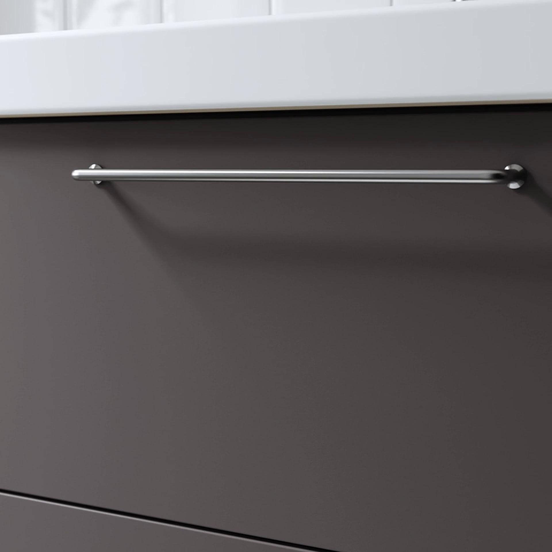 IKEA HAVBÄCK Wandschrank mit Tür dunkelgrau 40x15x95 cm Valentinstagsangebot