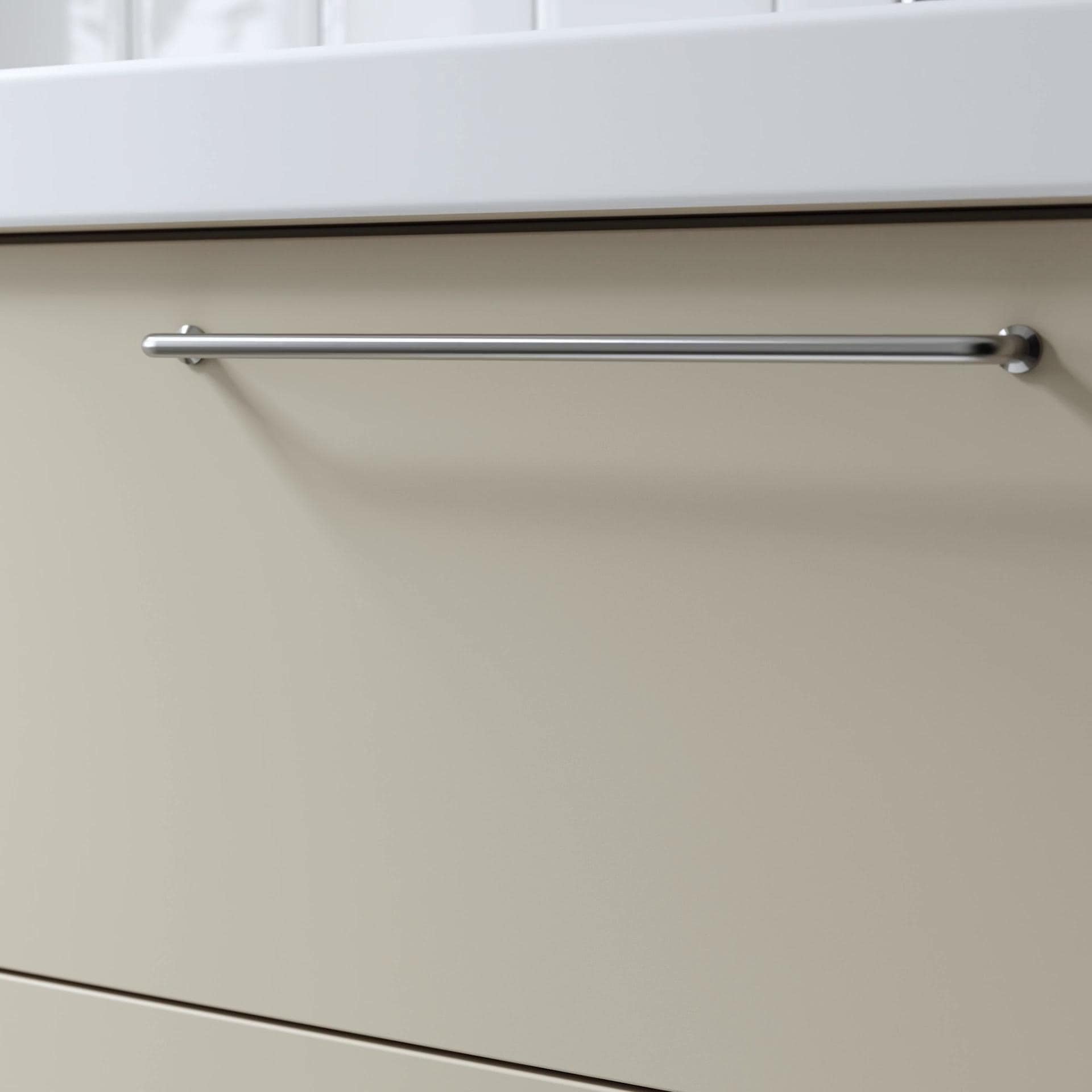 IKEA HAVBÄCK Hochschrank mit Tür beige 40x35x195 cm Lagerräumung