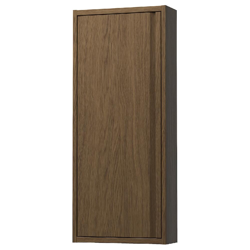 IKEA ÄNGSJÖN Wandschrank mit Tür braun Eichenachbildung 40x15x95 cm