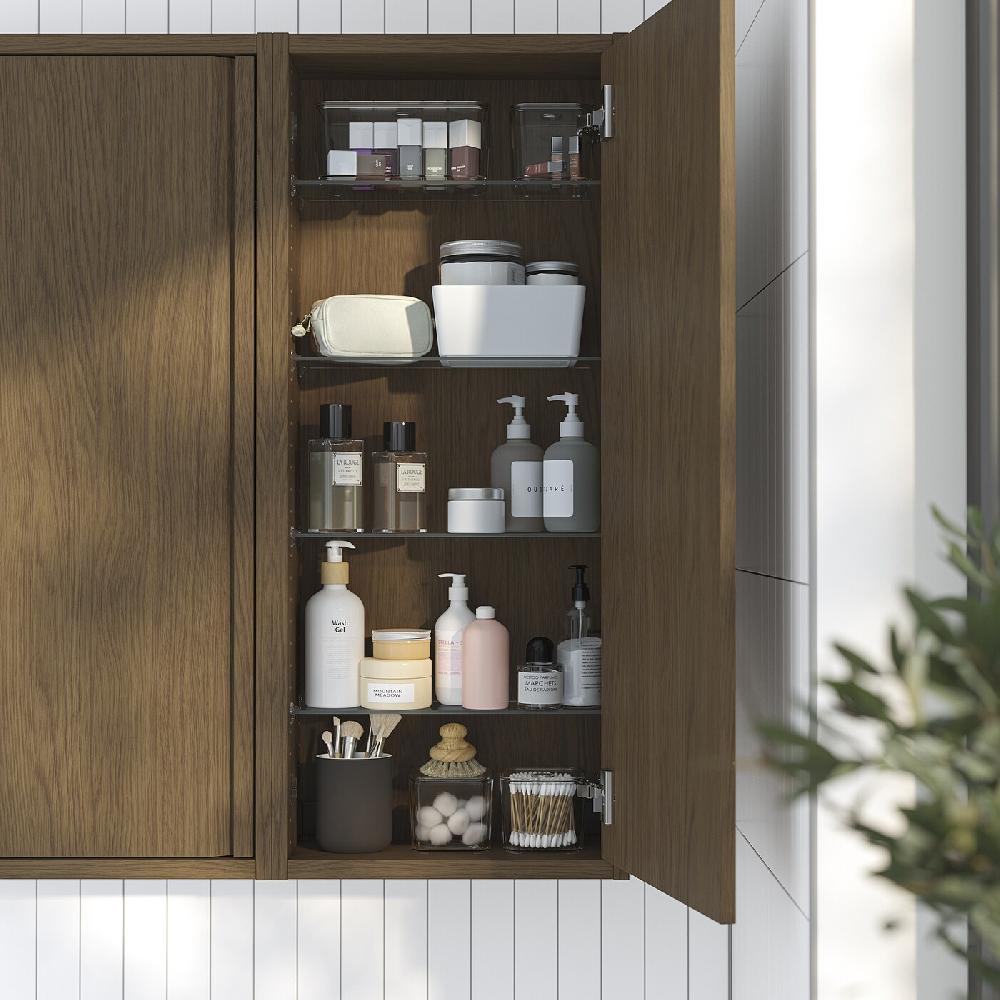 IKEA ÄNGSJÖN Wandschrank mit Tür braun Eichenachbildung 40x15x95 cm Neueste Mode