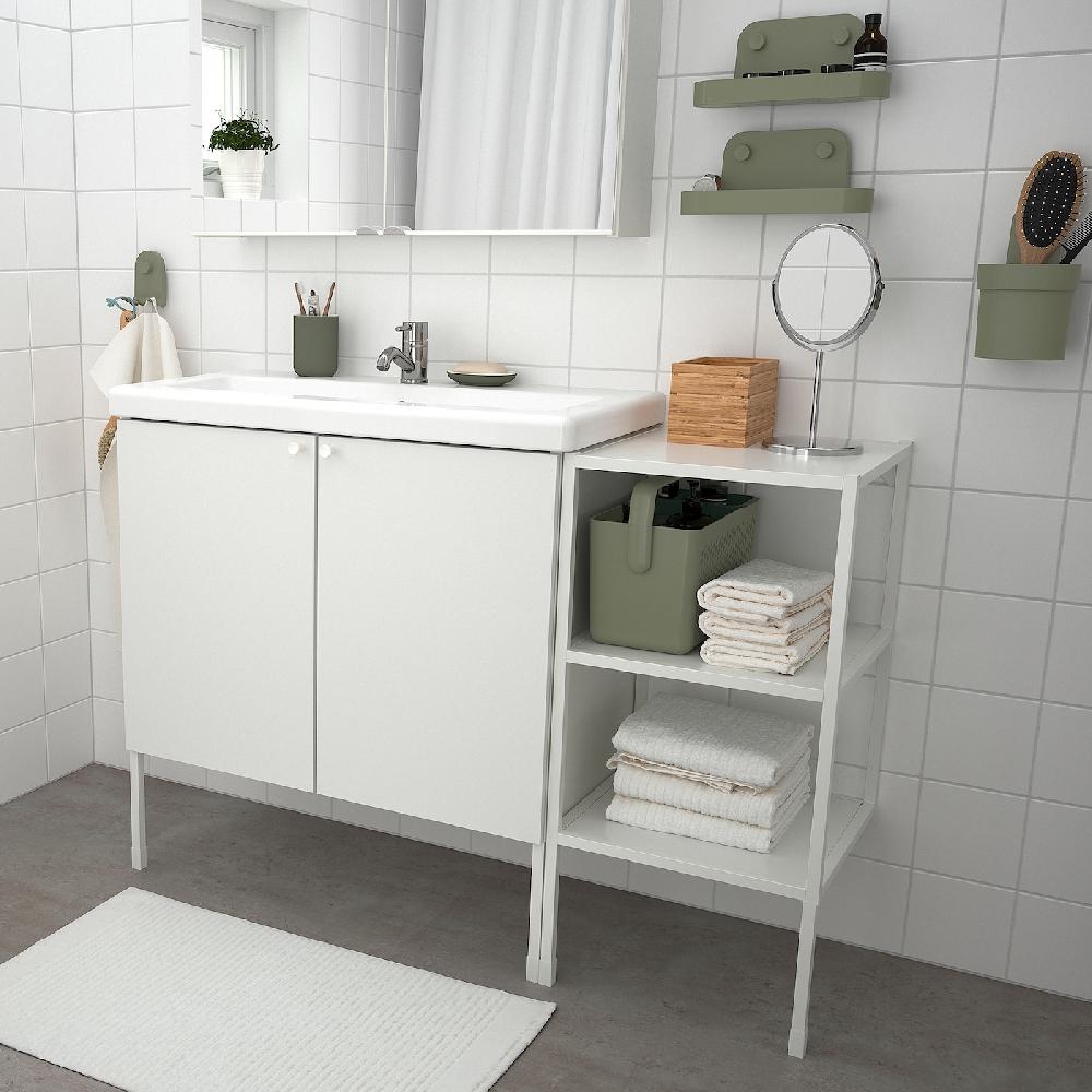 IKEA UPPRÄMEN Korb graugrün 35x17x25 cm Tägliche Deals