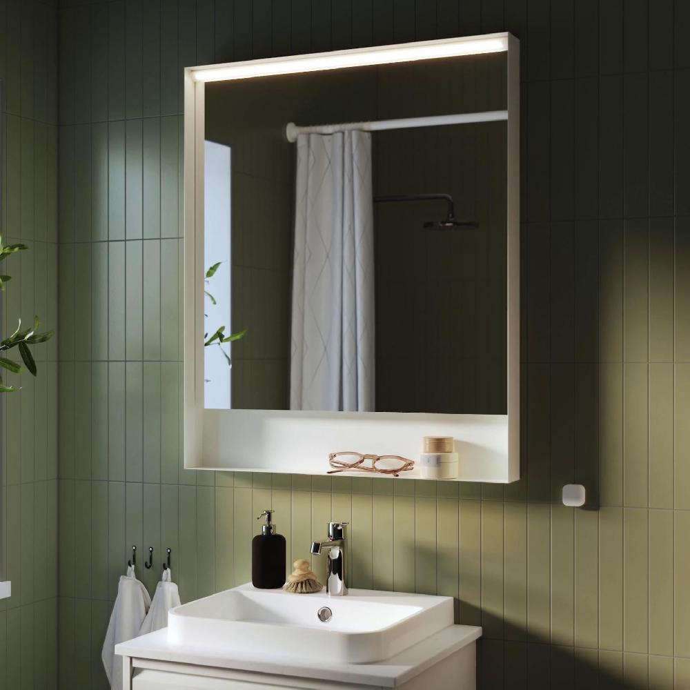 IKEA FAXÄLVEN Spiegel mit Beleuchtung 60x95 cm Bis zu 60% Rabatt