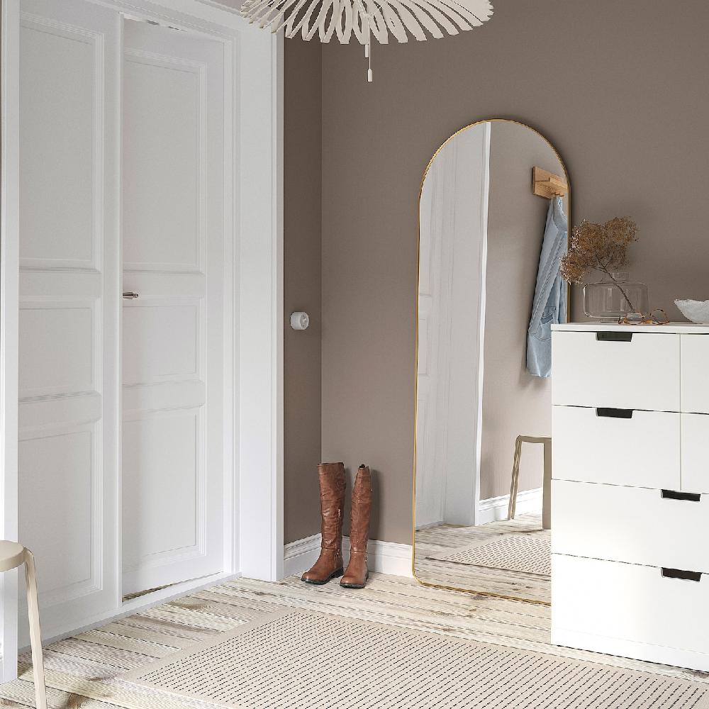 IKEA LINDBYN Spiegel goldfarben 60x170 cm zollfrei