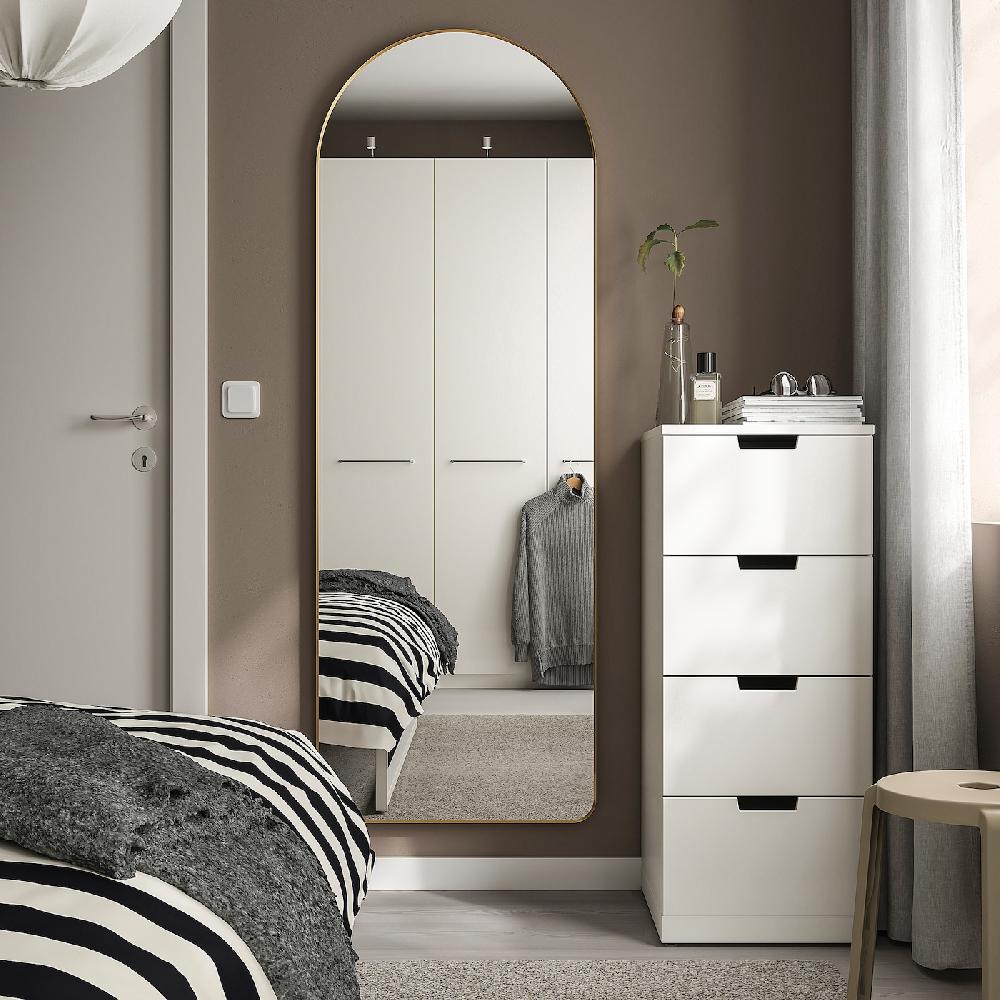 IKEA LINDBYN Spiegel goldfarben 60x170 cm zollfrei