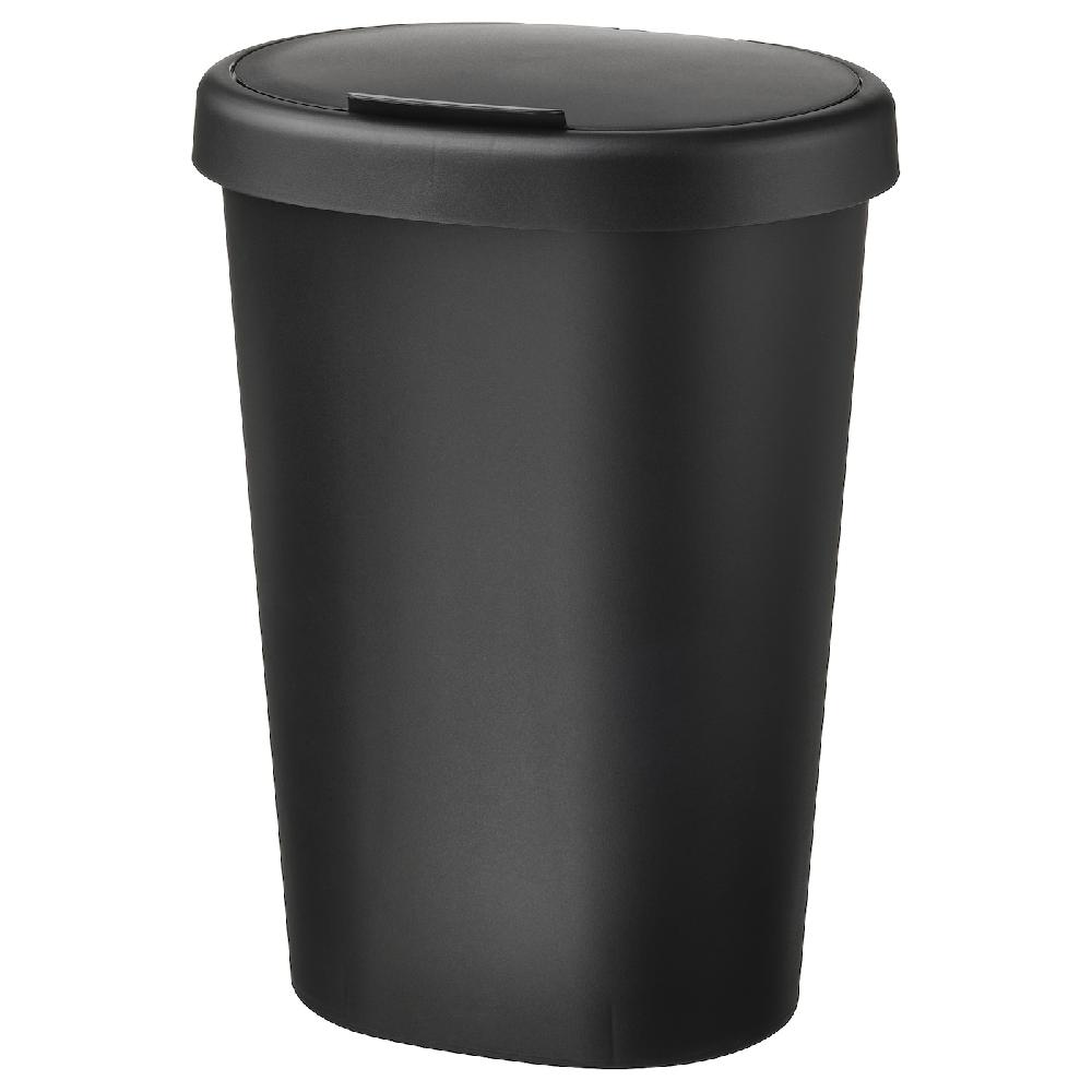 IKEA HÖLASS Behälter mit Deckel schwarz 8 l