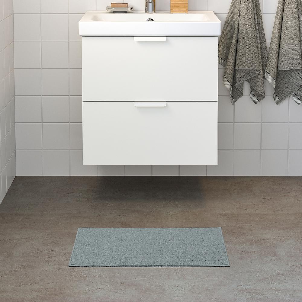 IKEA FINTSEN Badematte grau 40x60 cm Blitzverkäufe