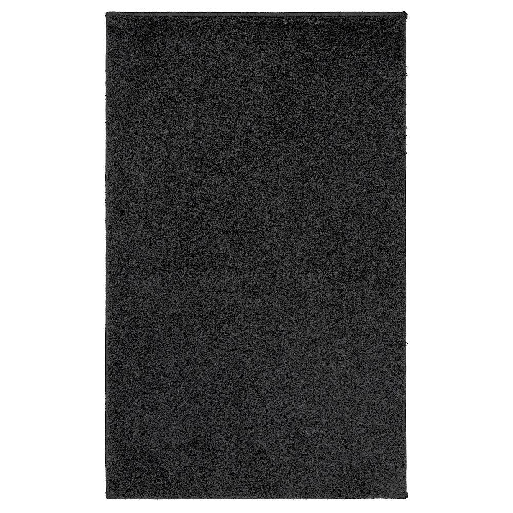 IKEA BACKMÅRA Badematte schwarz 50x80 cm