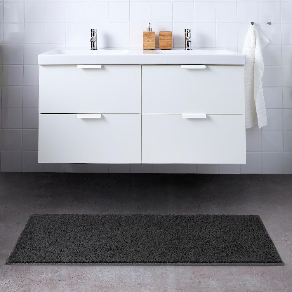 IKEA SÖDERSJÖN Badematte dunkelgrau 60x120 cm Versandkostenfrei