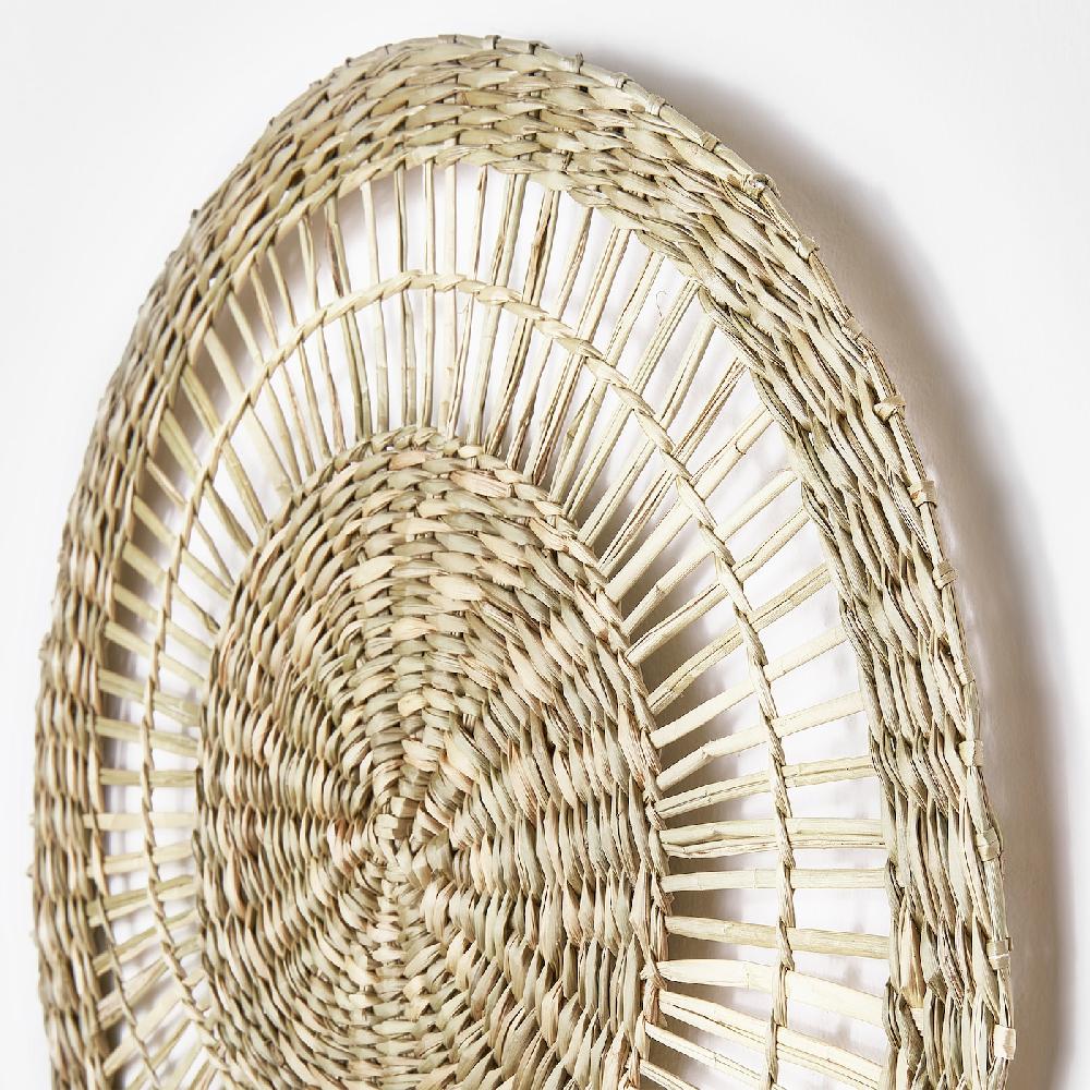 IKEA GILLSTAD Wanddekoration 3er-Set Riedgras Handarbeit Exklusivangebot