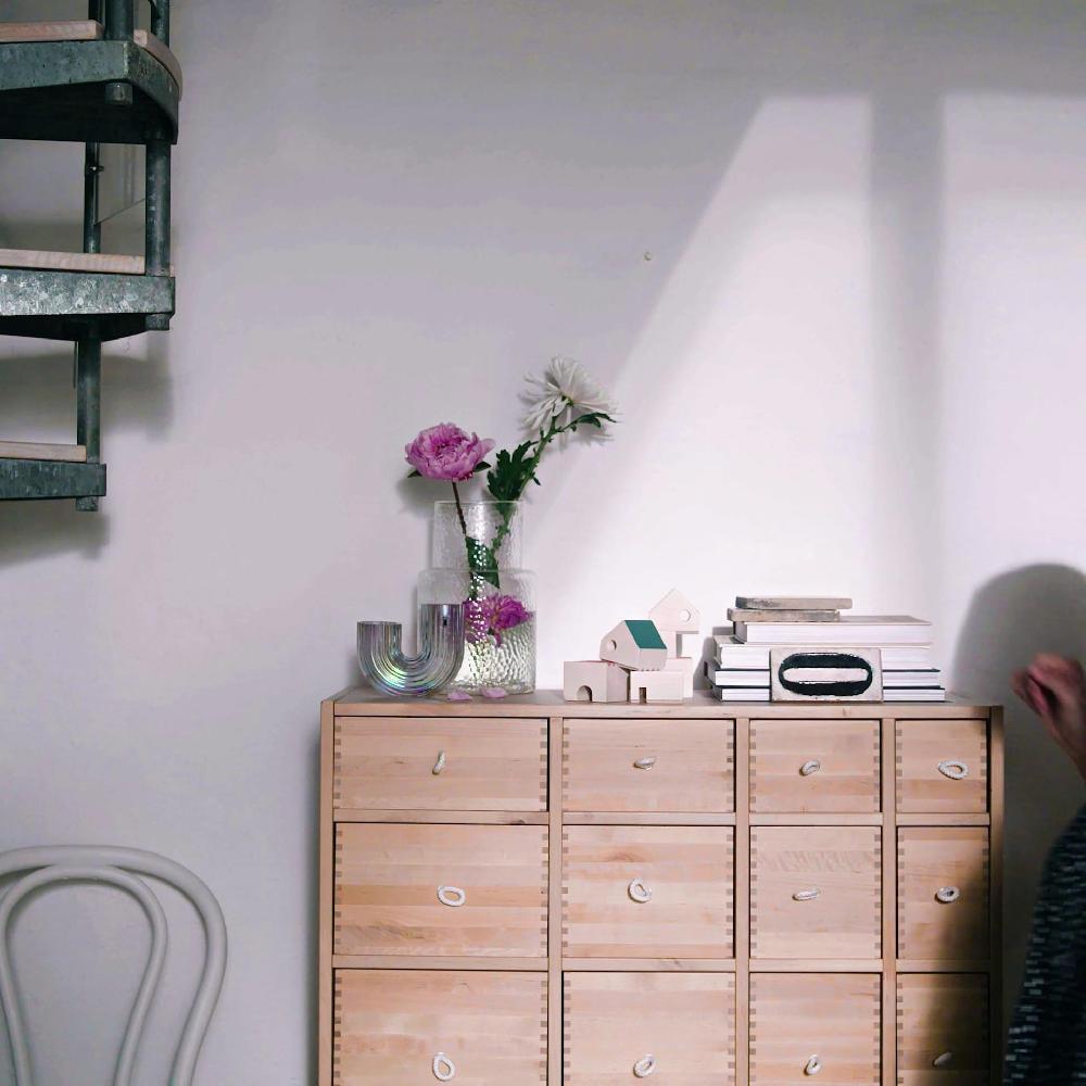 IKEA FÄLTLÖNN Dekoration Haus 3er-Set Massivholz/bunt Zeitlich begrenztes Angebot