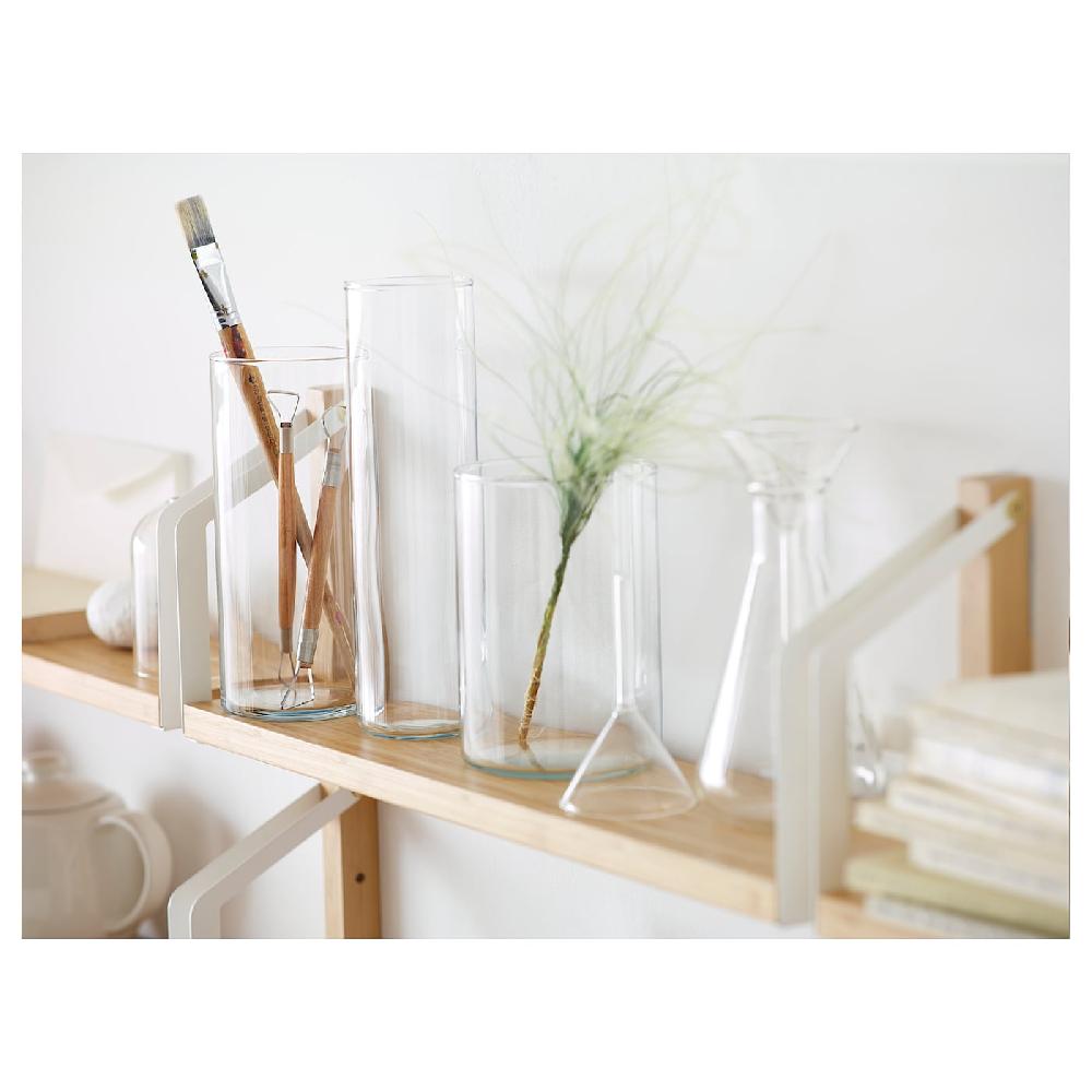 IKEA CYLINDER Vase 3er-Set Klarglas Kostenlose Rückgabe