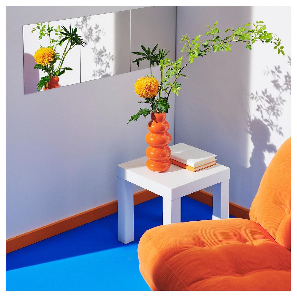 IKEA KÄLLARHALS Vase orange 26 cm Letzte 3 Tage