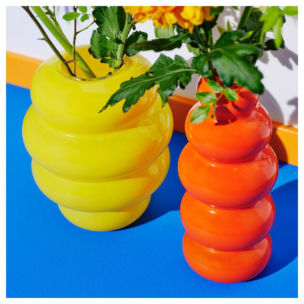 IKEA KÄLLARHALS Vase orange 26 cm Letzte 3 Tage