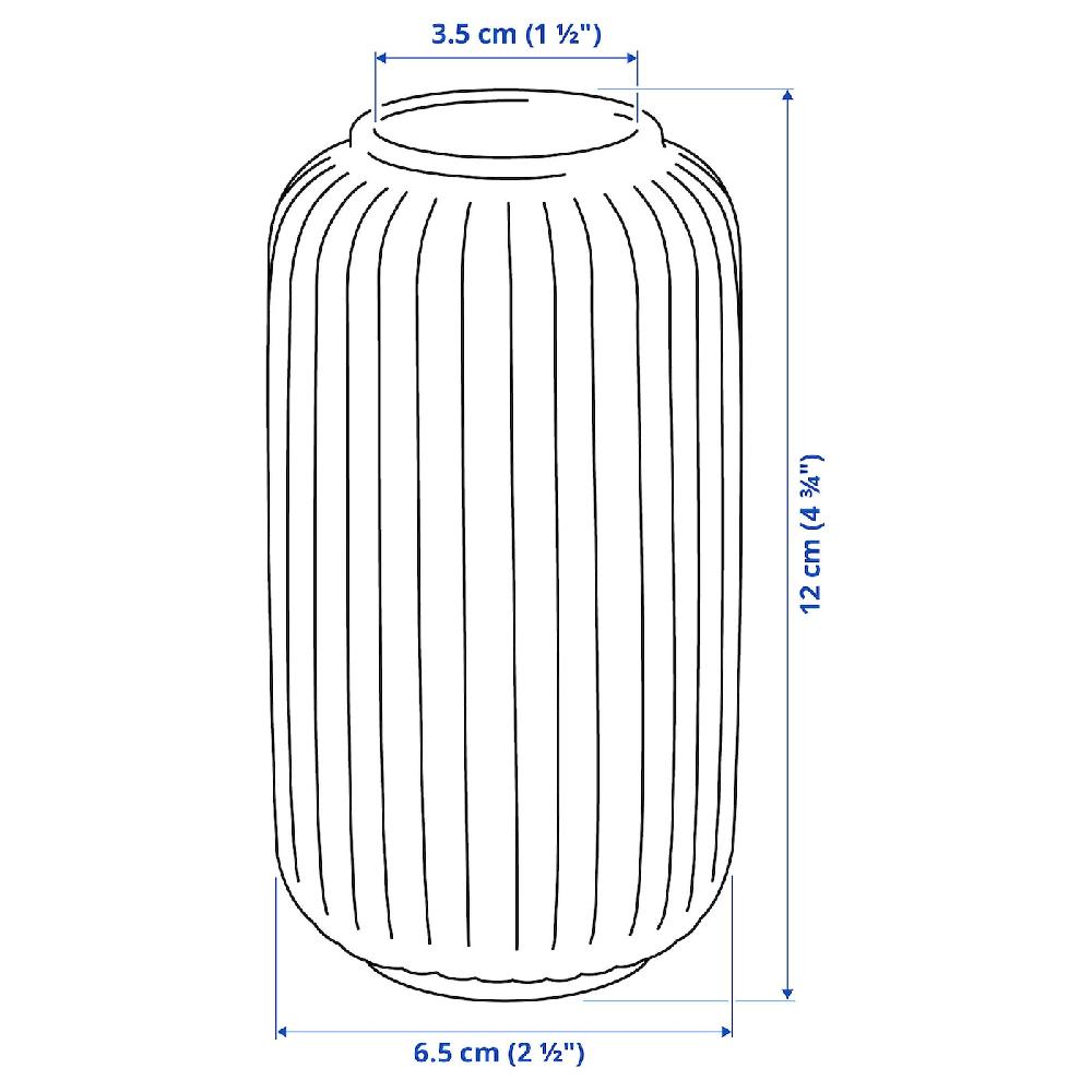 IKEA STILREN Vase helltürkis 12 cm JETZT KAUFEN