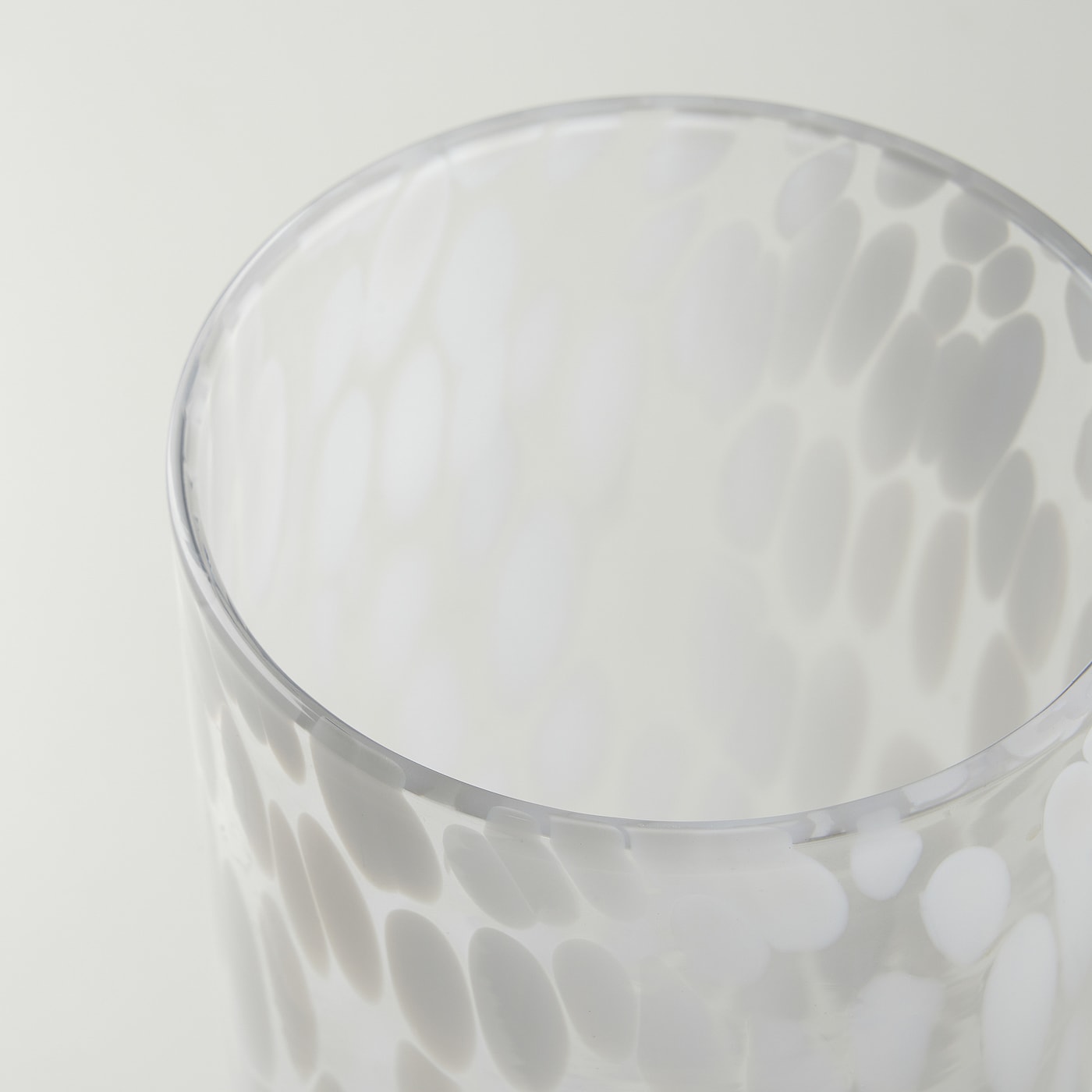 IKEA HÄCKOXEL Vase Punkte weiß 20 cm Bis zu 50% Rabatt