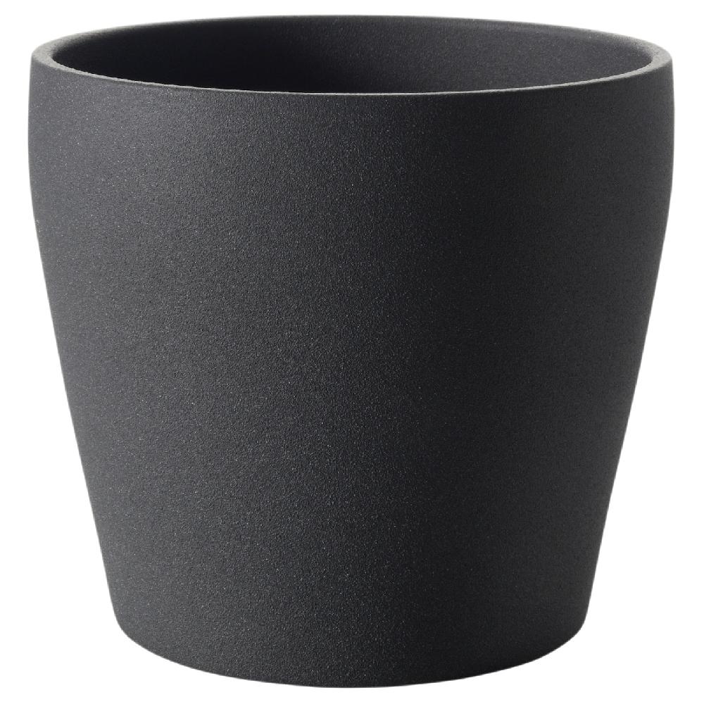IKEA PERSILLADE Übertopf dunkelgrau 24 cm