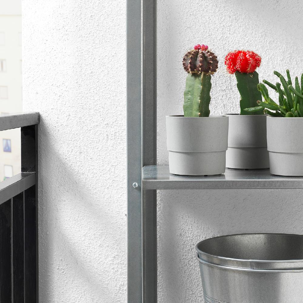 IKEA NYPON Übertopf drinnen/draußen grau 9 cm Meist gekauft