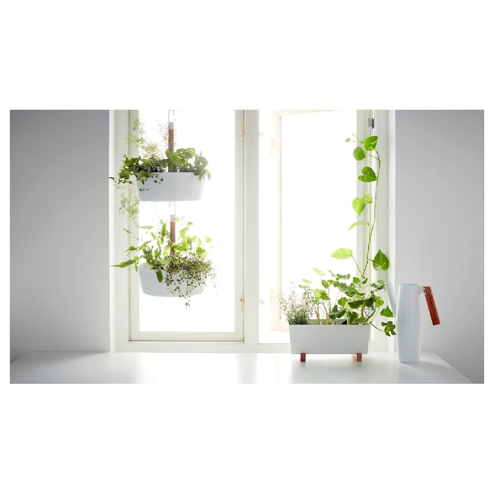 IKEA BITTERGURKA Übertopf weiß 32x15 cm Sonderangebot