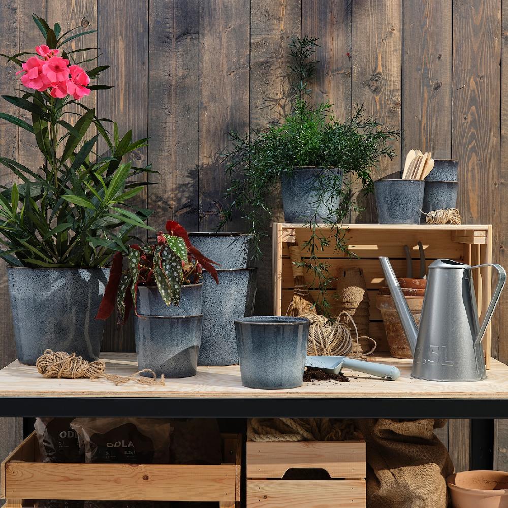 IKEA FJÄRILSBUSKE Übertopf drinnen/draußen/blau 19 cm Versandkostenfrei