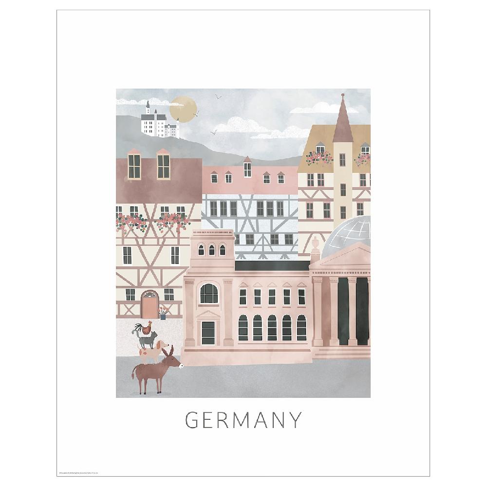 IKEA BILD Bild Illustration Deutschland 40x50 cm Muttertagsangebot