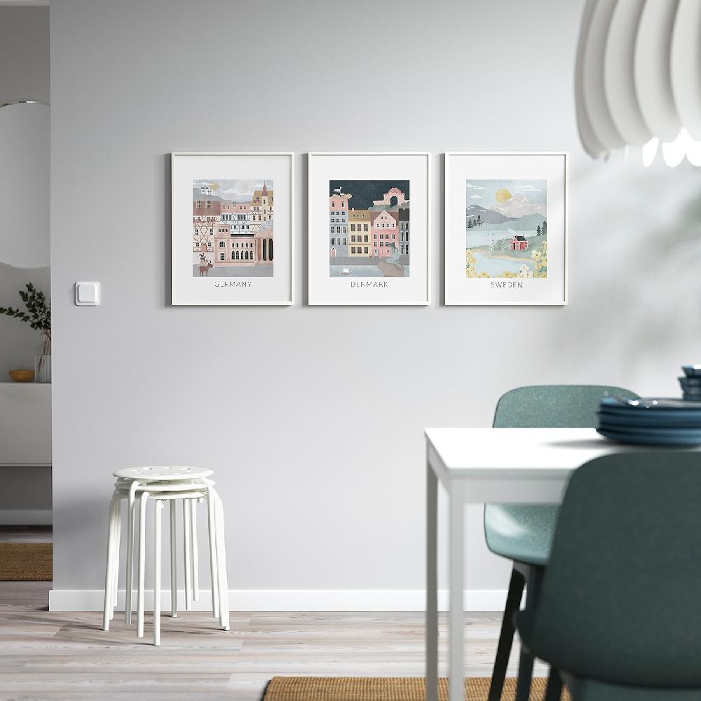 IKEA BILD Bild Illustration Deutschland 40x50 cm Muttertagsangebot