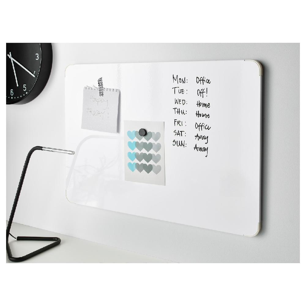 IKEA VEMUND Schreib-/Magnettafel weiß 70X50 cm Zeitlich begrenztes Angebot