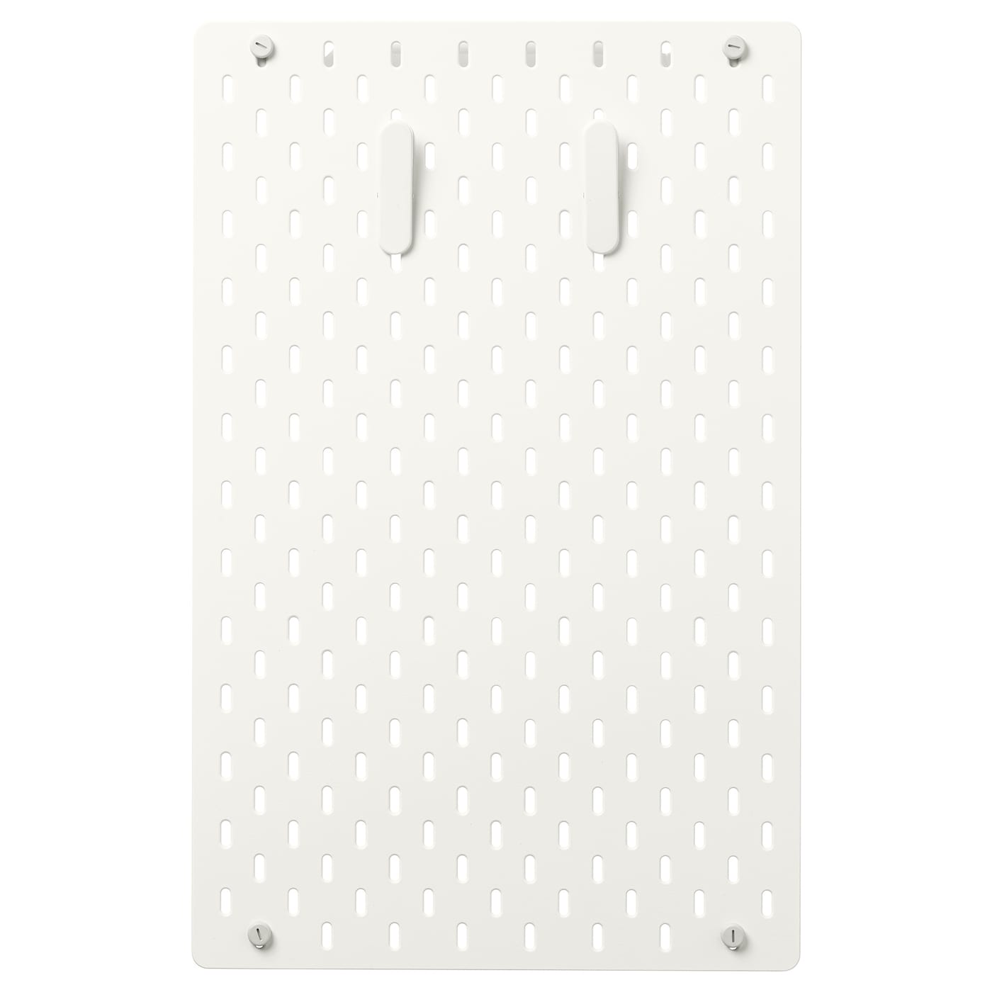 IKEA SKÅDIS Lochplatte/Kombination weiß 36x56 cm