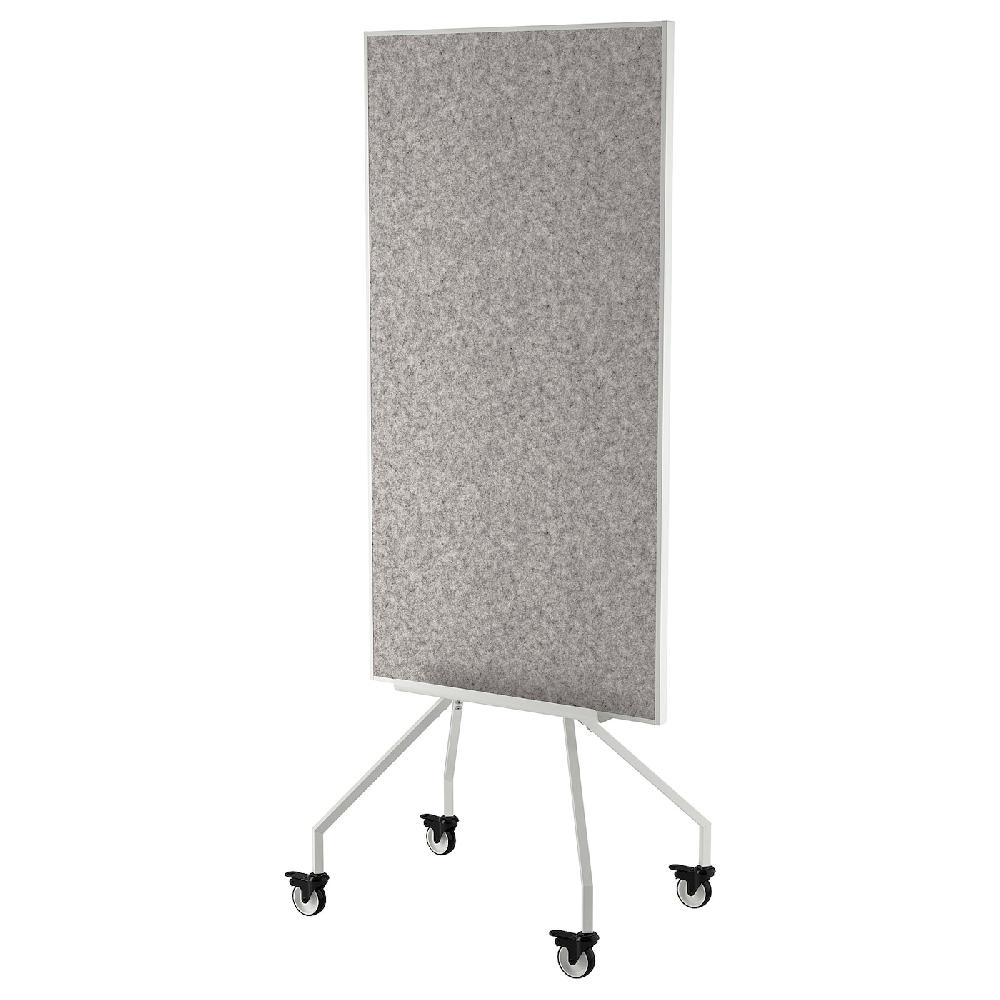 IKEA ELLOVEN Schreib-/Notiztafel auf Rollen weiß 70x180 cm Zeitbegrenzte Promotion