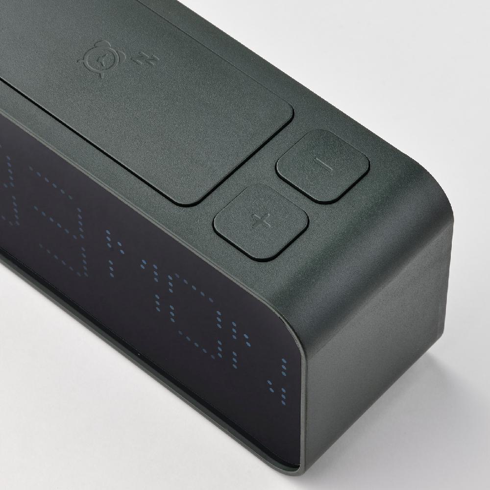 IKEA BONDTOLVAN Wecker digital/grün 20x8 cm Sonderangebot der Fabrik