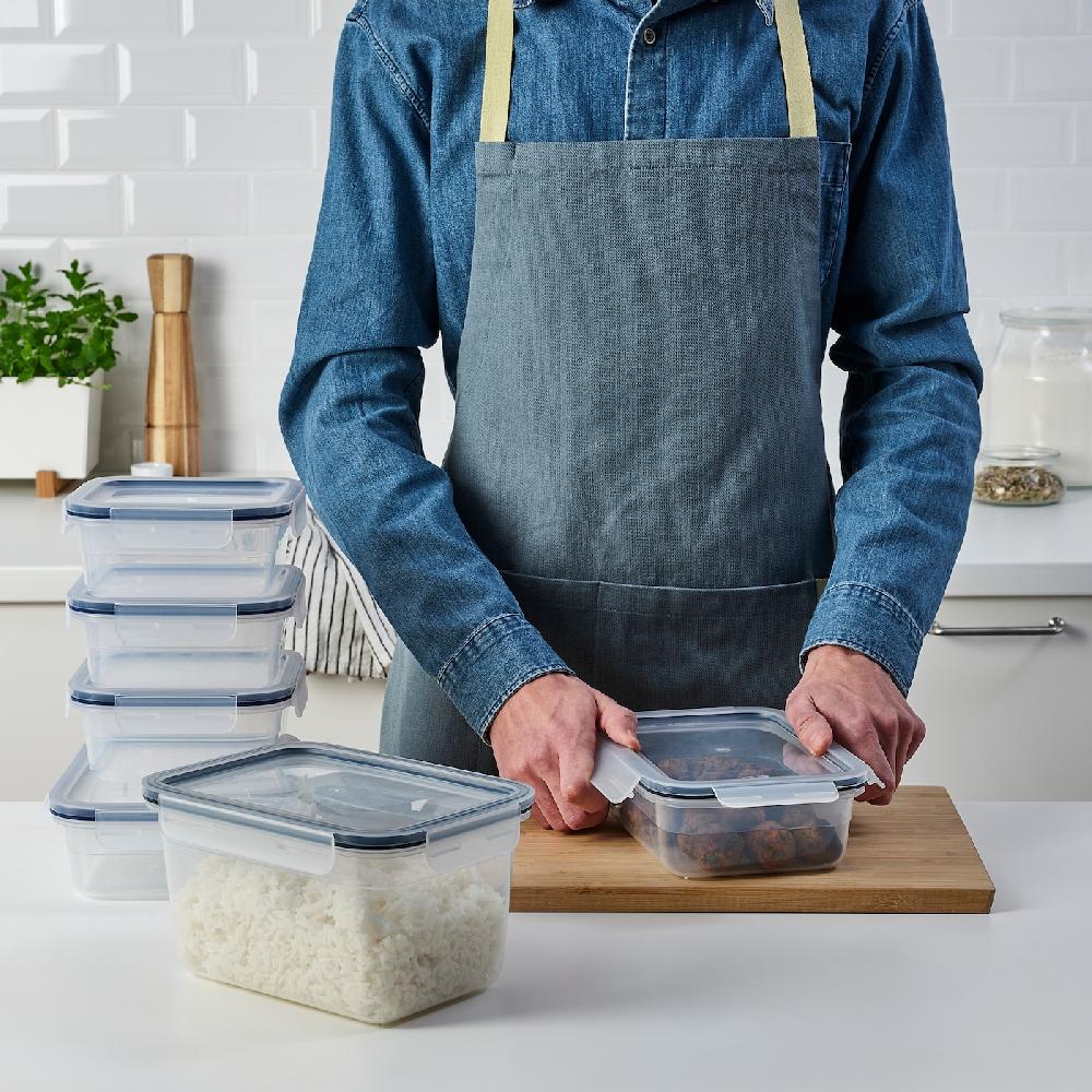 IKEA IKEA 365+ Dose mit Deckel 6er-Set Kunststoff Fabrikladen