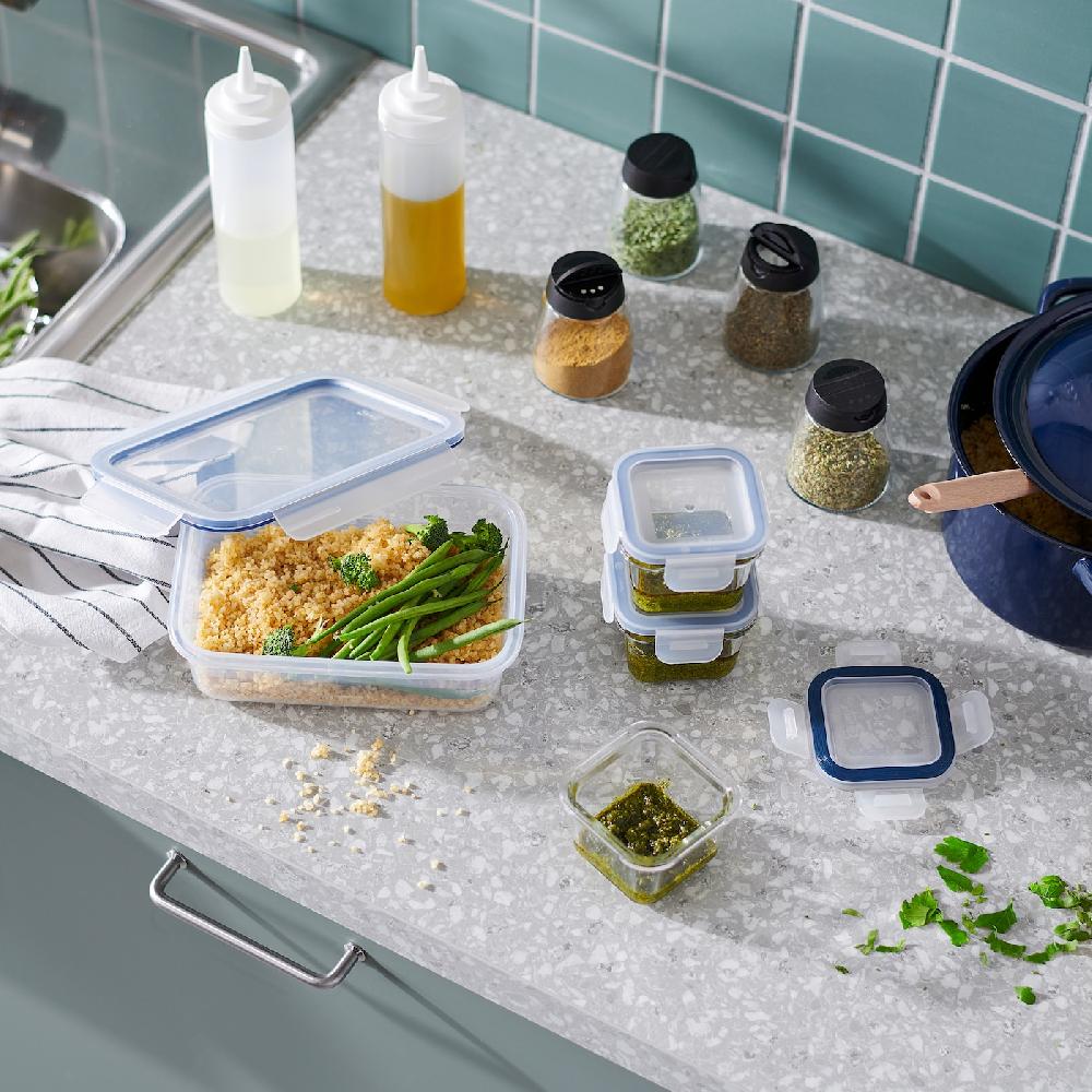 IKEA IKEA 365+ Vorratsbehälter mit Deckel rechteckig/Kunststoff 1.0 l Black Friday Preise