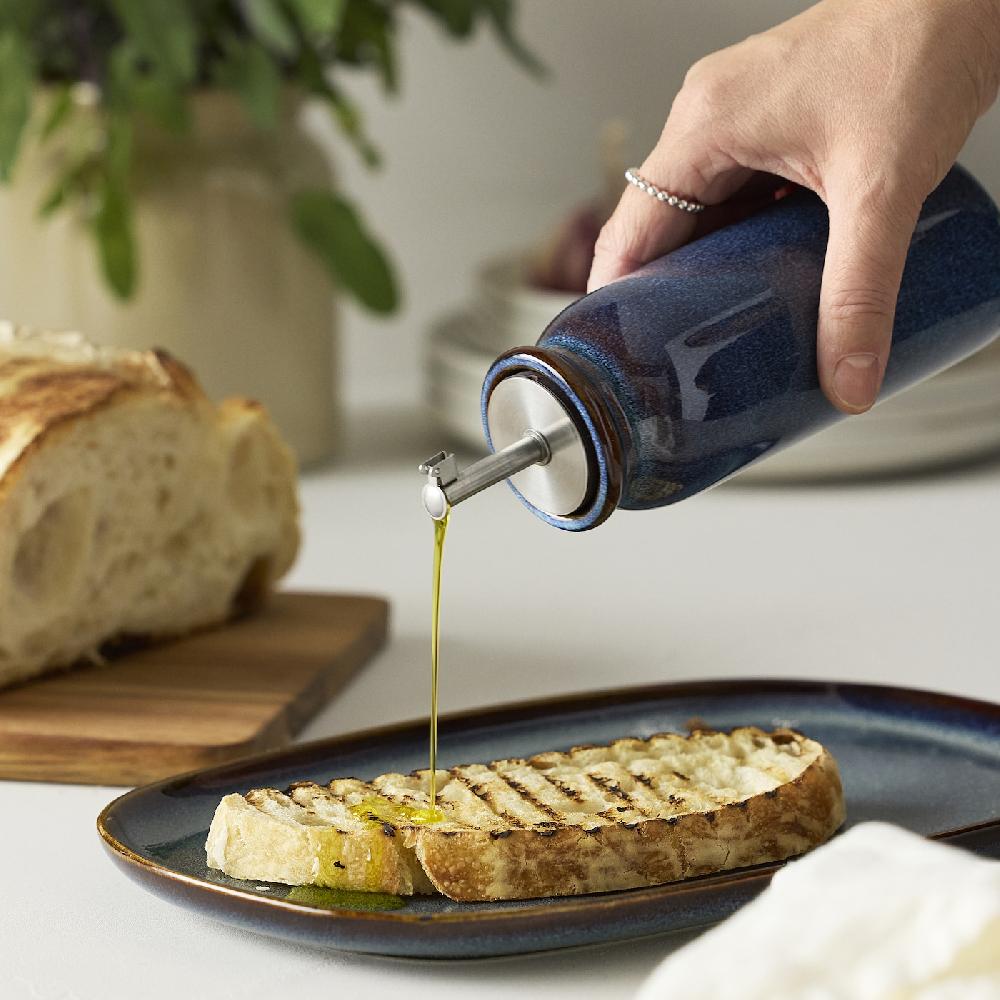 IKEA BRUGDHAJ Öl-/Essigflasche blau 19 cm Rabatte dieses Monats