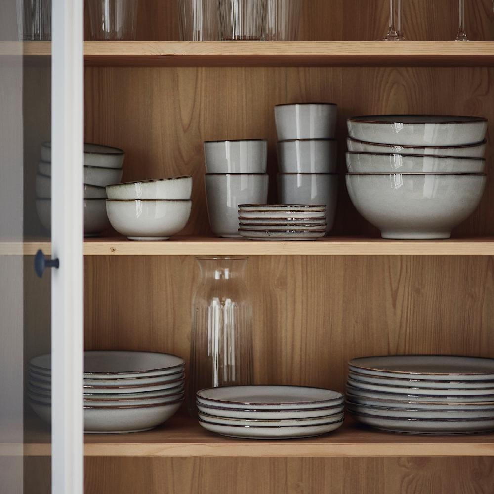 IKEA GLADELIG Service 18-tlg. grau Angebote