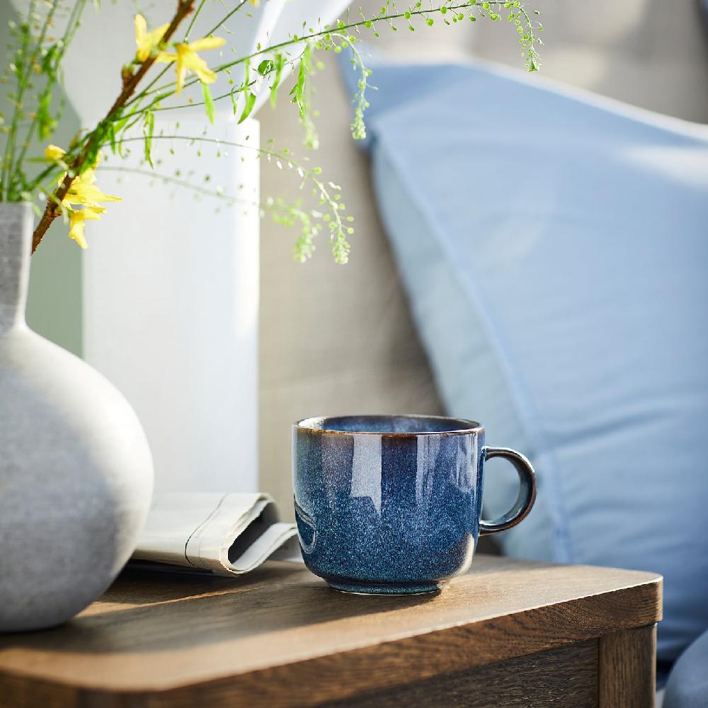 IKEA GLADELIG Becher blau 37 cl Sonderangebot