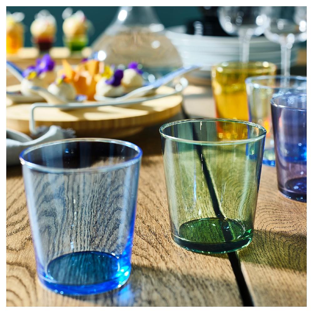IKEA PAPPERSBJÖRK Glas versch. Farben 30 cl Lagerräumung