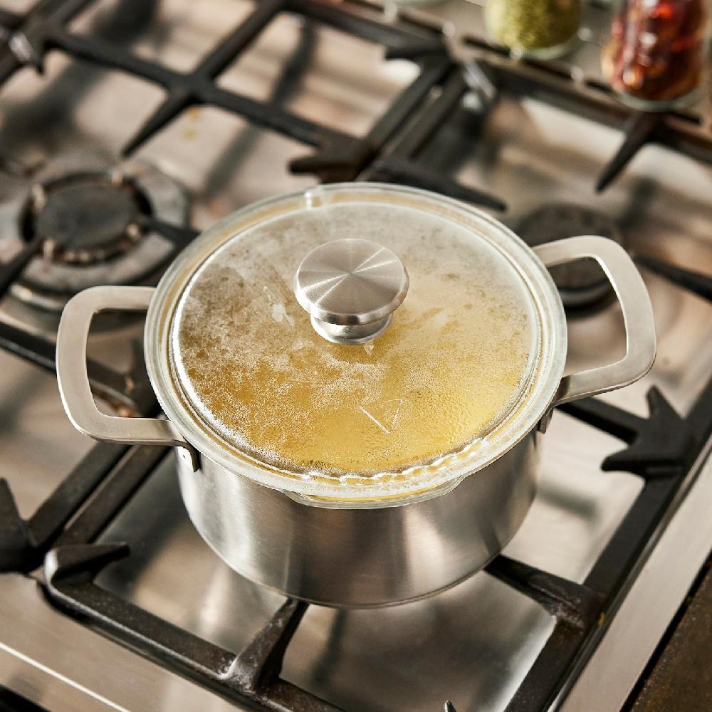 IKEA HEMKOMST Kochgeschirr 7-tlg. Edelstahl Zeitlich begrenztes Angebot