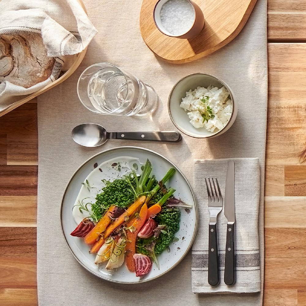 IKEA LIVNÄRA Besteck 24-tlg. schwarz Black Friday Preise