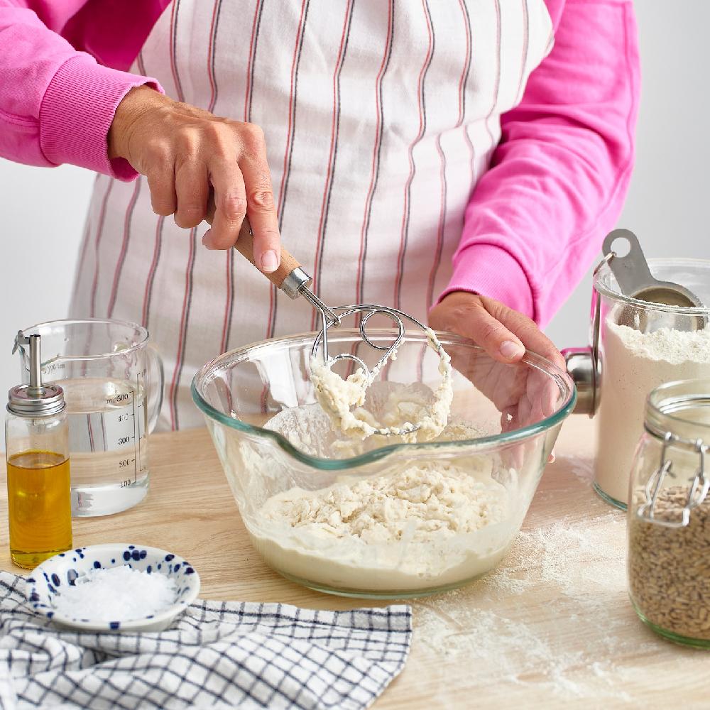 IKEA VARDAGEN Rührbesen Edelstahl/Buche 26 cm Verkauf