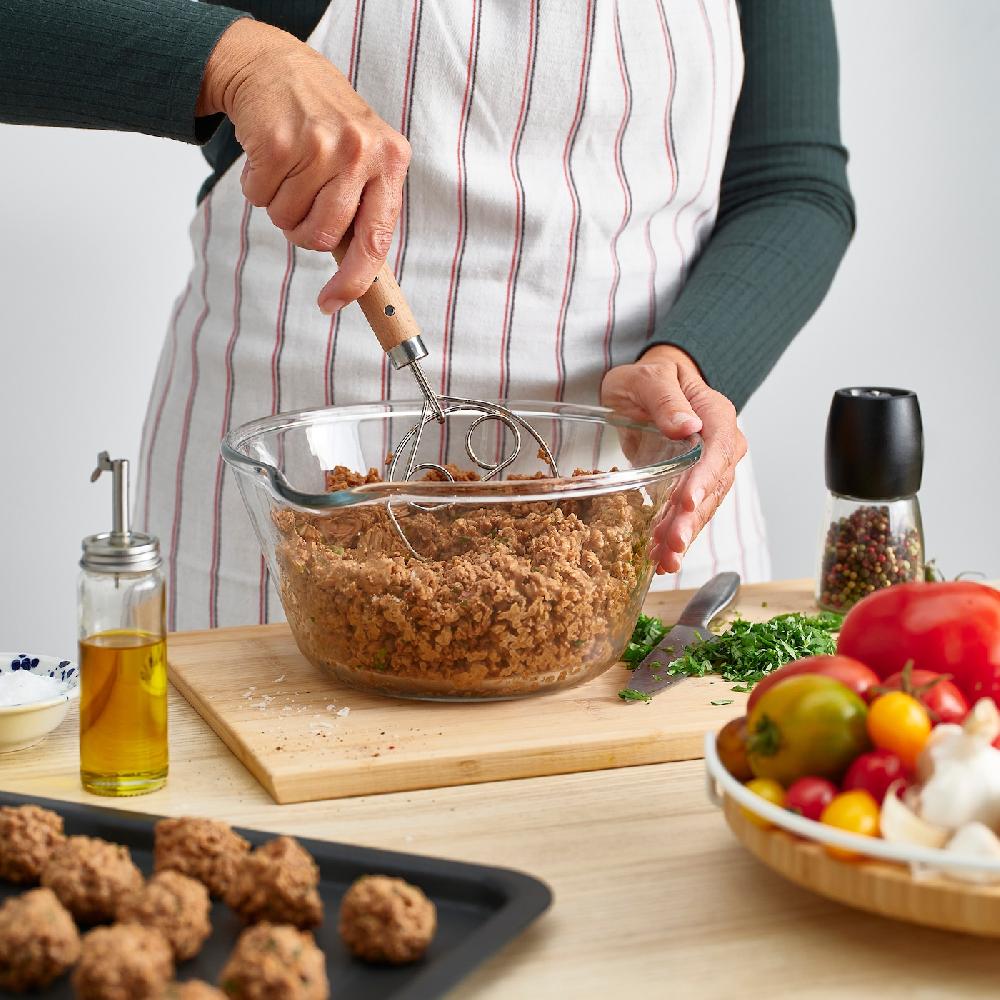 IKEA VARDAGEN Rührbesen Edelstahl/Buche 26 cm Verkauf