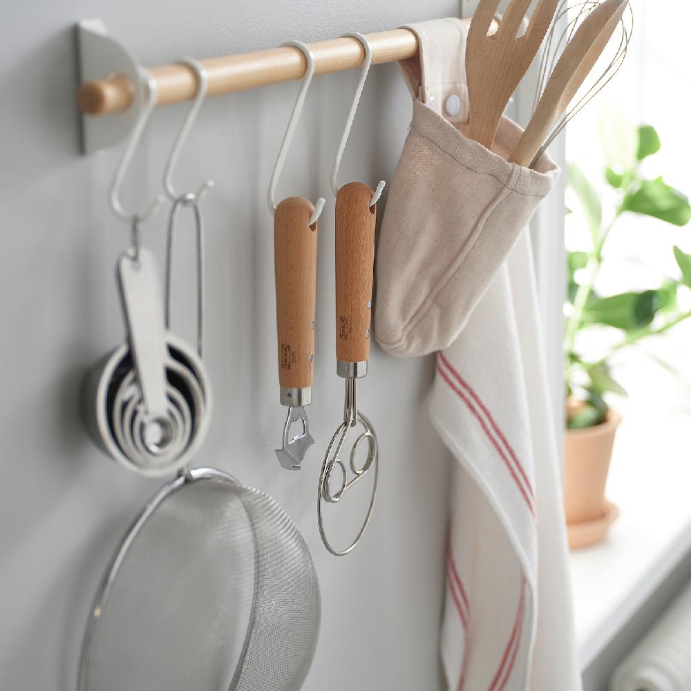 IKEA VARDAGEN Rührbesen Edelstahl/Buche 26 cm Verkauf