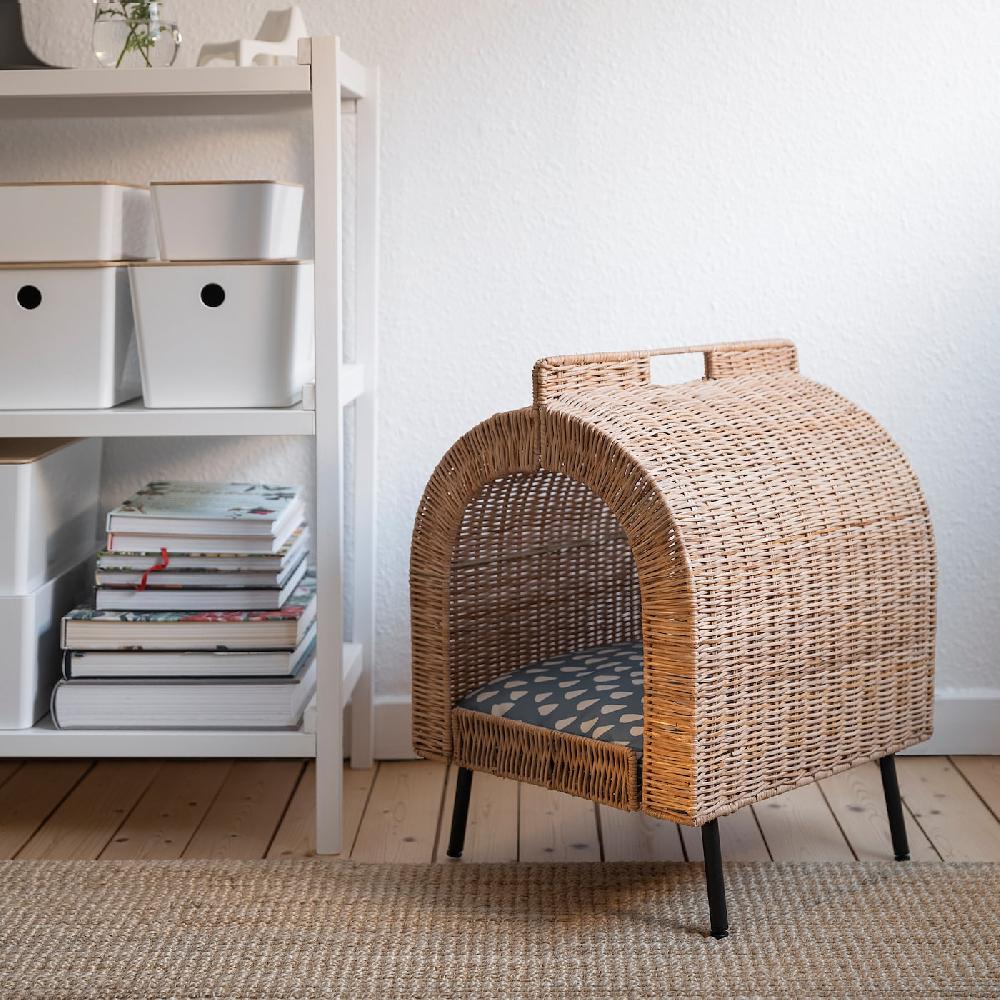IKEA UTSÅDD Katzenhaus Rattan Blitzverkäufe