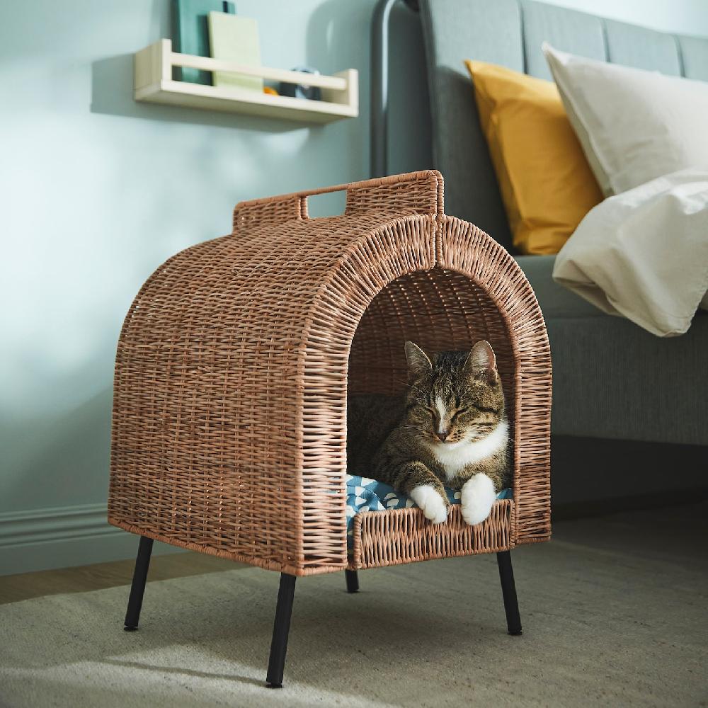 IKEA UTSÅDD Katzenhaus Rattan Blitzverkäufe
