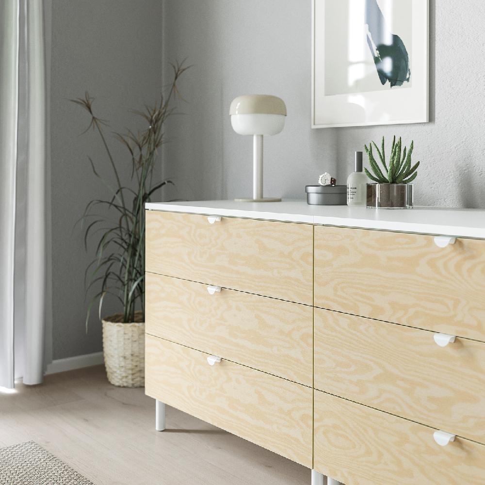 IKEA DRAGSMARK Aufsteckgriff weiß 40 mm Große Rabatte