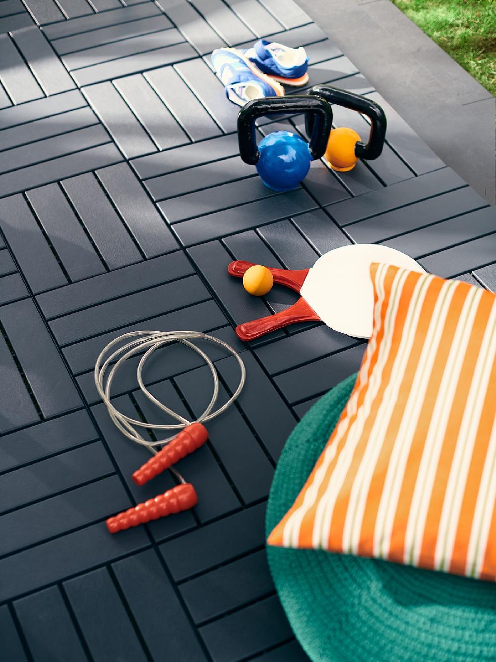 IKEA RUNNEN Bodenrost/außen dunkelgrau 0.81 m² Bis zu 50% Rabatt